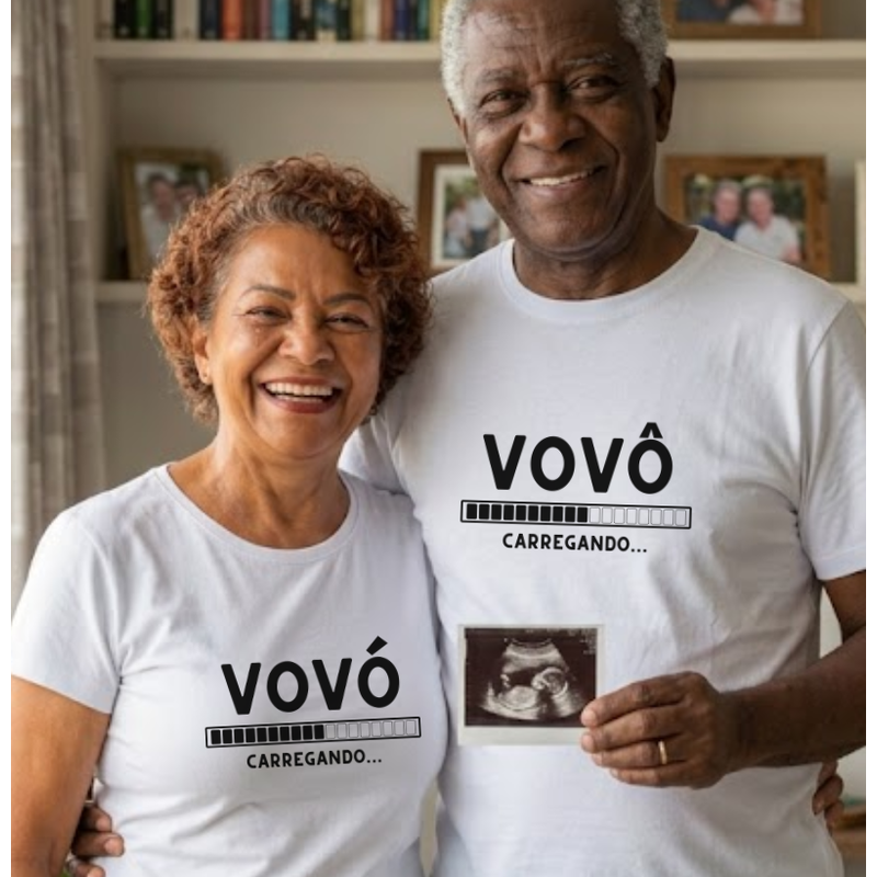 Kit: Vovó Carregando + Vovô Carregando