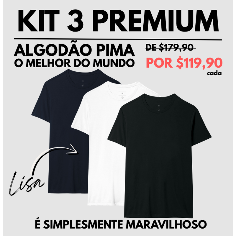 Kit 3 Peruanas Lisas