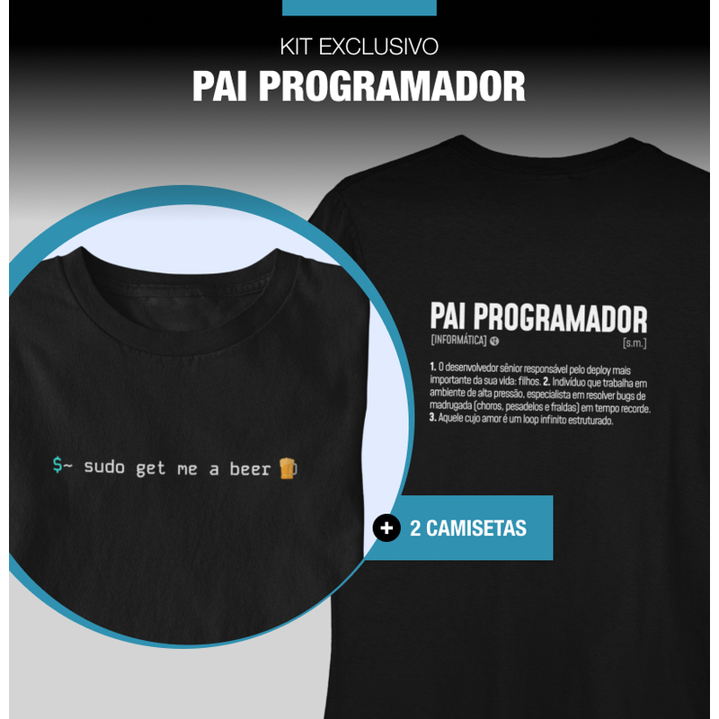 Kit Pai Tech: Sudo Get Me a Beer + Dicionário Programador
