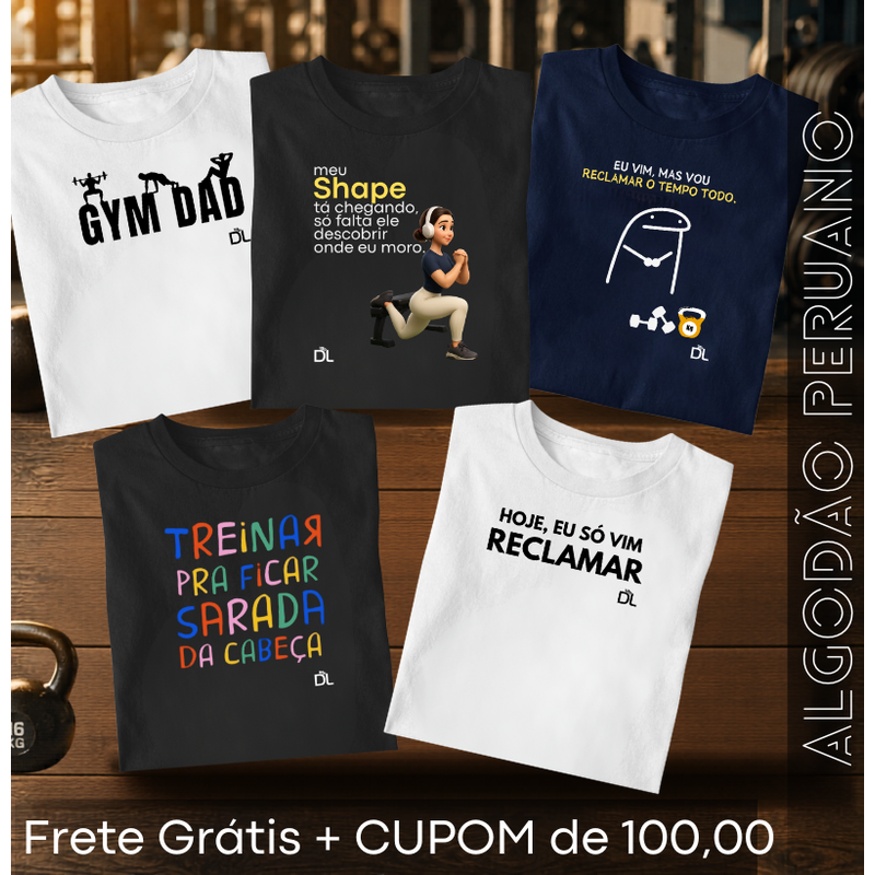 Kit com 5 Algodão Premium Peruano
