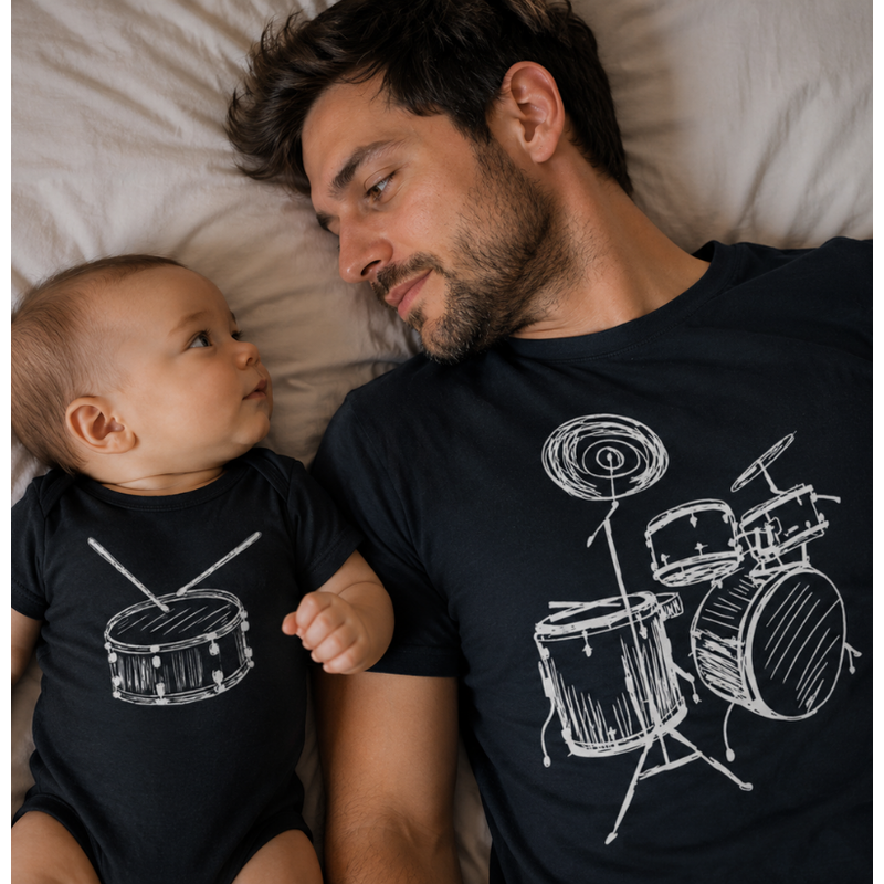 PAI E FILHO BATERIA