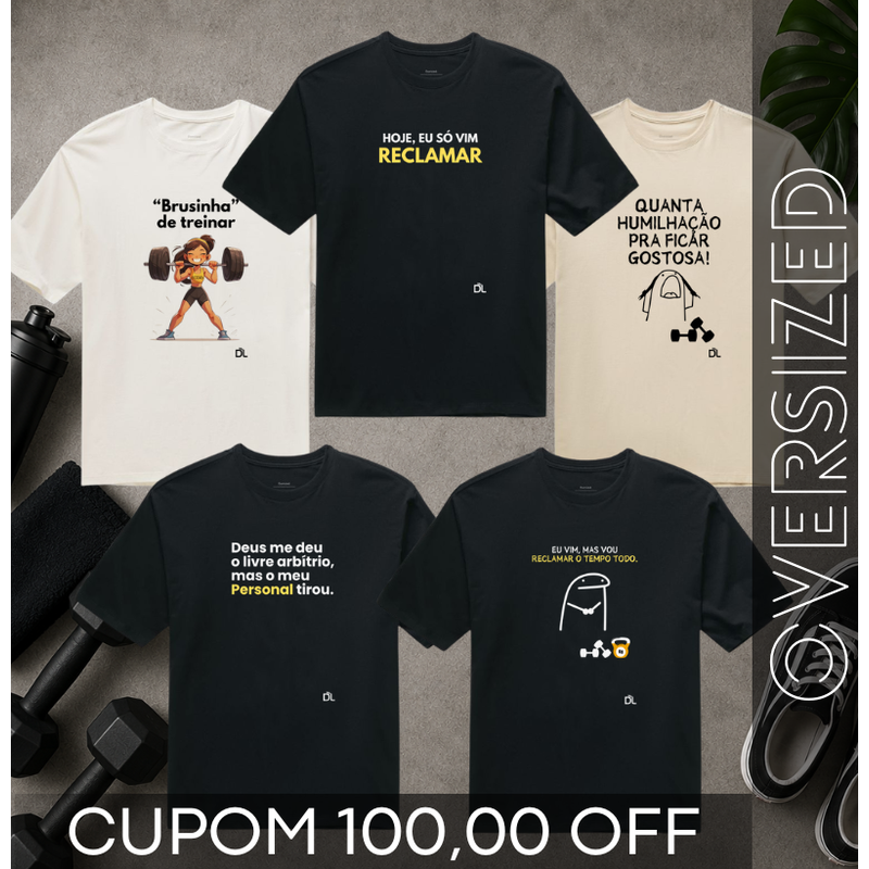Kit com 5 Oversized