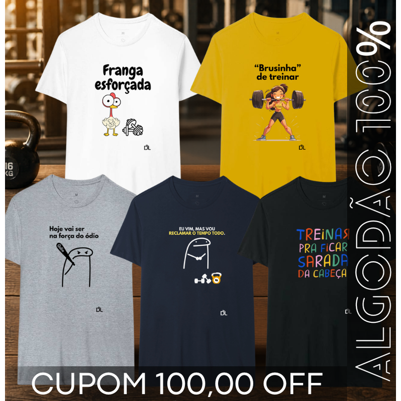 Kit com 5 Algodão 100%