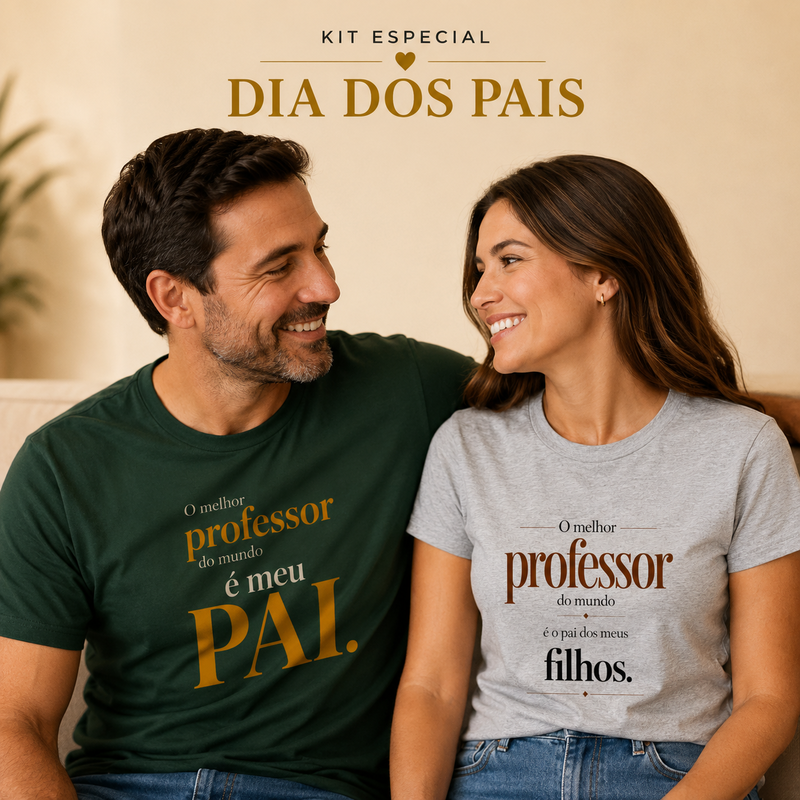Kit Melhor Pai do Mundo Pai & Esposa