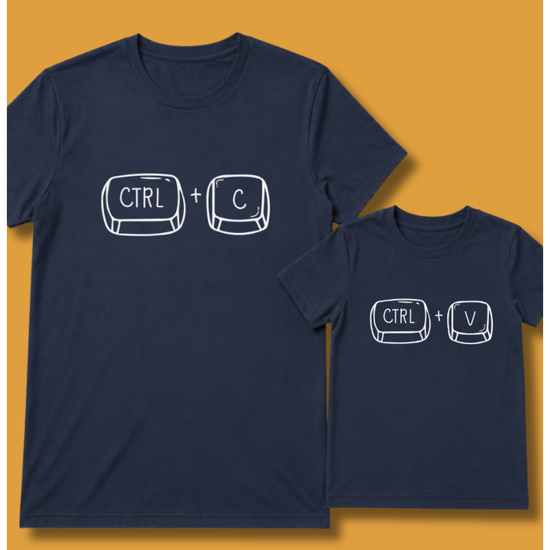 Kit: Ctrl C (Pai) + Crl V (Filha/Filho)