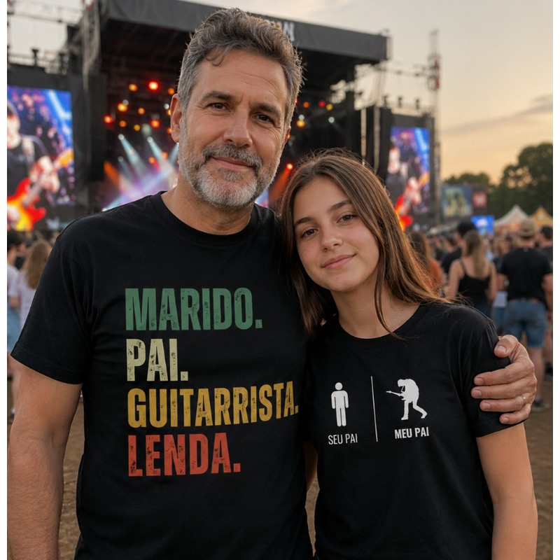 PAI E FILHA GUITARRISTAS