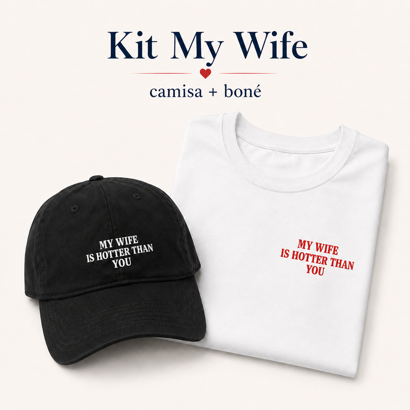 KIT MY WIFE | CAMISETA + BONÉ