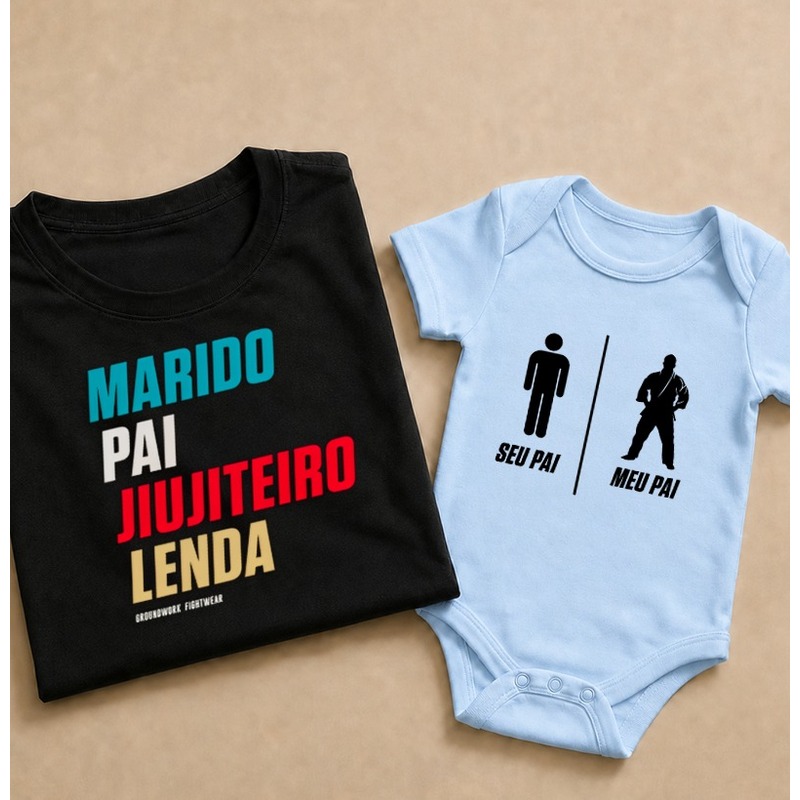 Kit Marido Pai + body Meu Pai