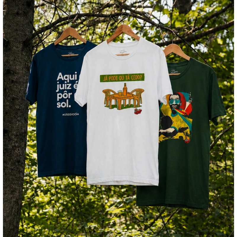 KIT 3 BLUSAS AMIGOS NA COPA 