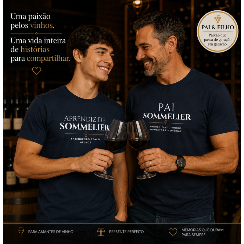 Kit Pai Sommelier e Aprendiz de Sommelier
