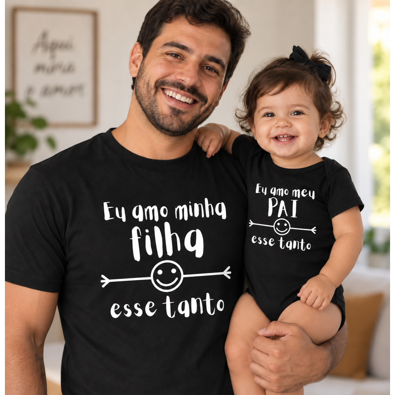 Kit Amor Desse Tamanho — Pai + Filha