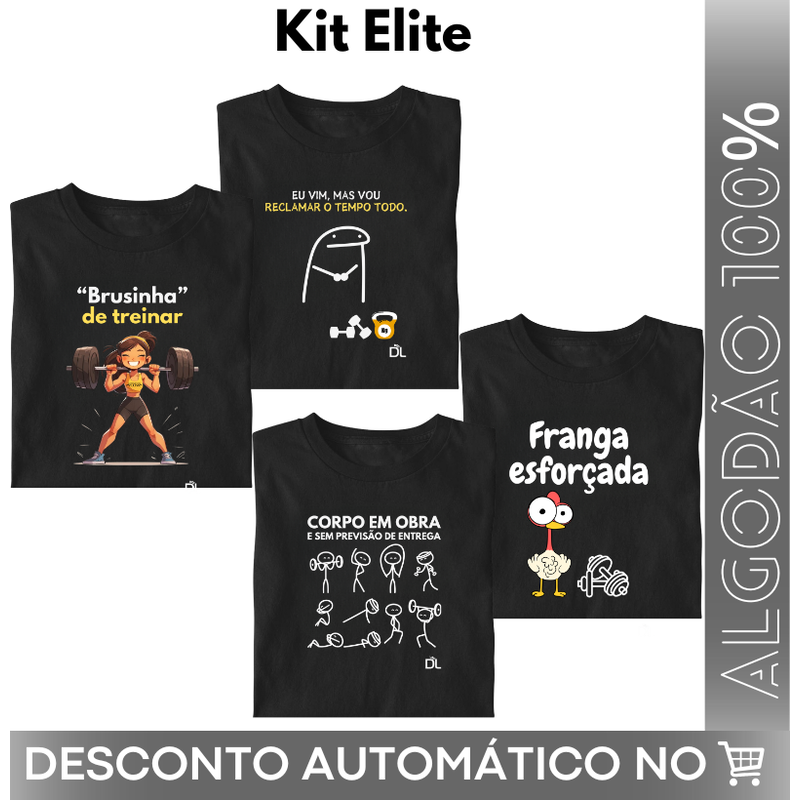 Kit Elite Algodão 100%