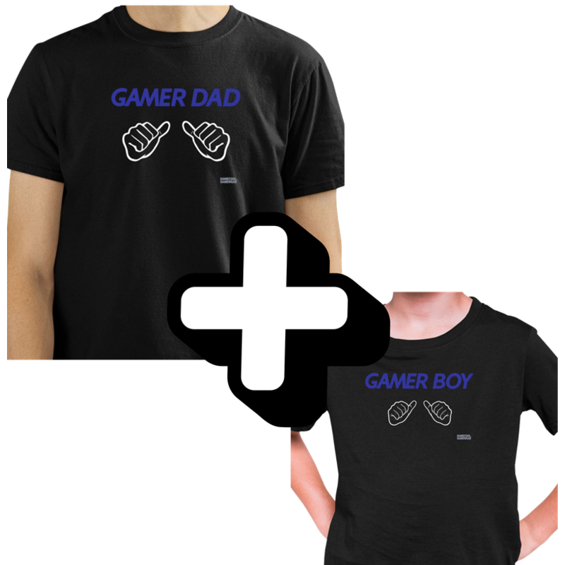 GAMER DAD + BOY - Pai + Filho
