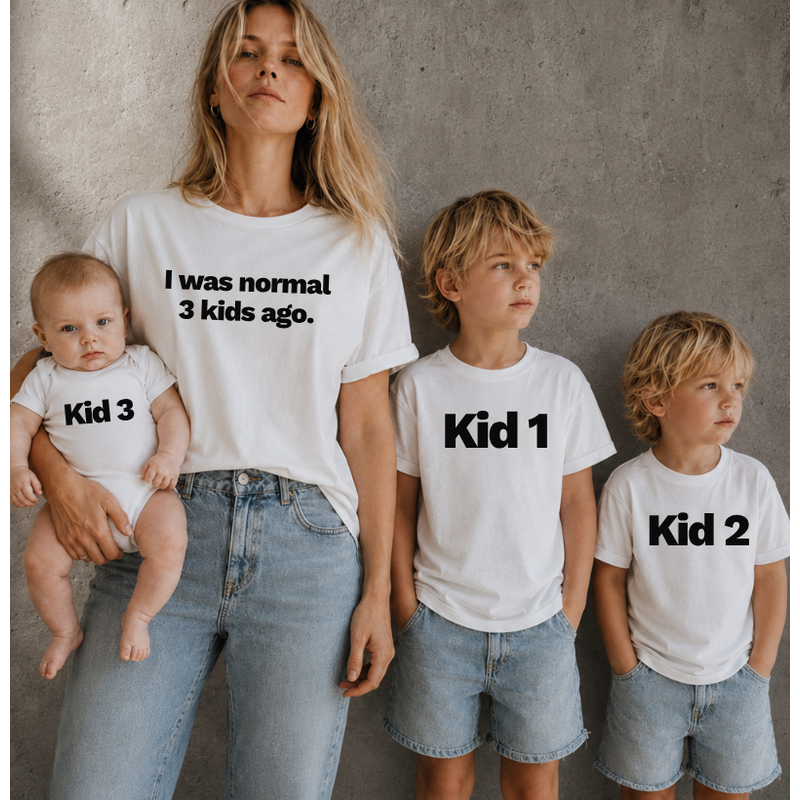 Kit 3 Kids Ago (1 body e 2 camisetinhas)