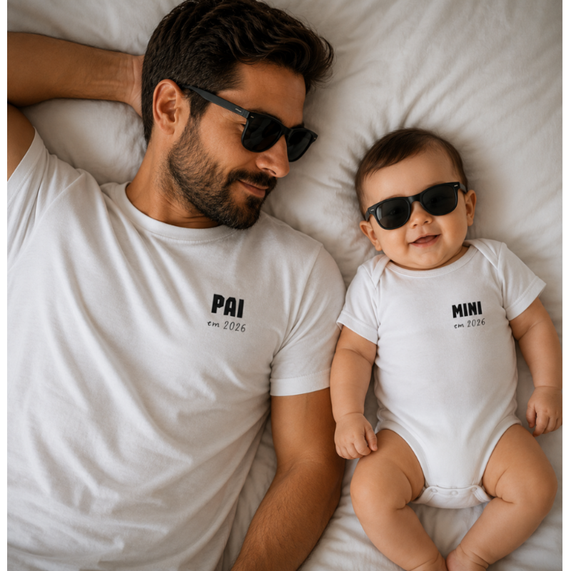 PAI E BEBÊ EM 2026, DUPLA CONJUNTO