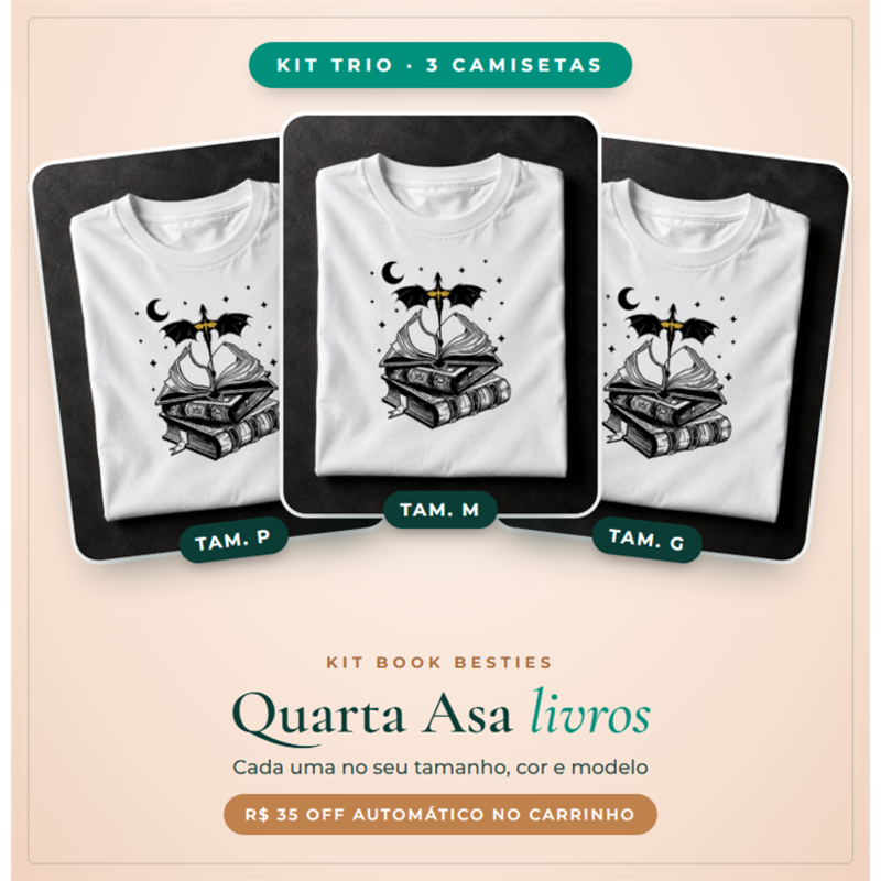 Kit Trio Quarta Asa Livros