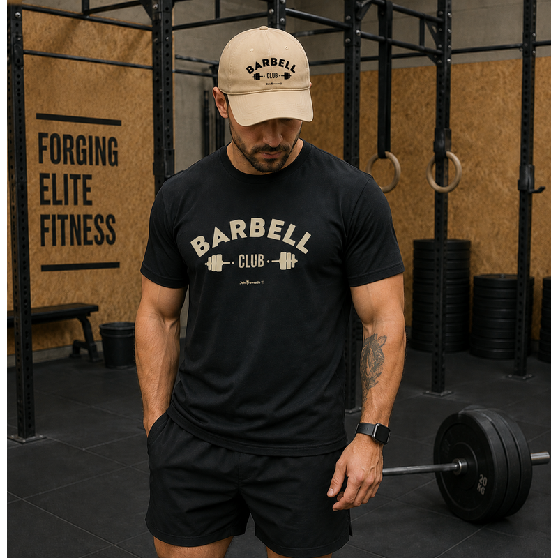 Kit Camiseta e Boné Barbell Club