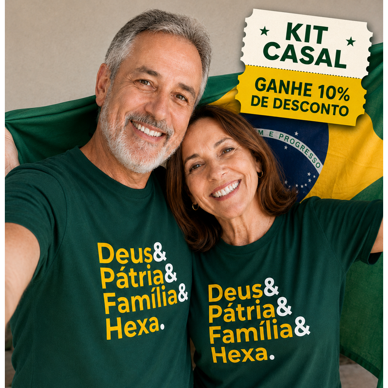 KIT CASAL PATRIOTA