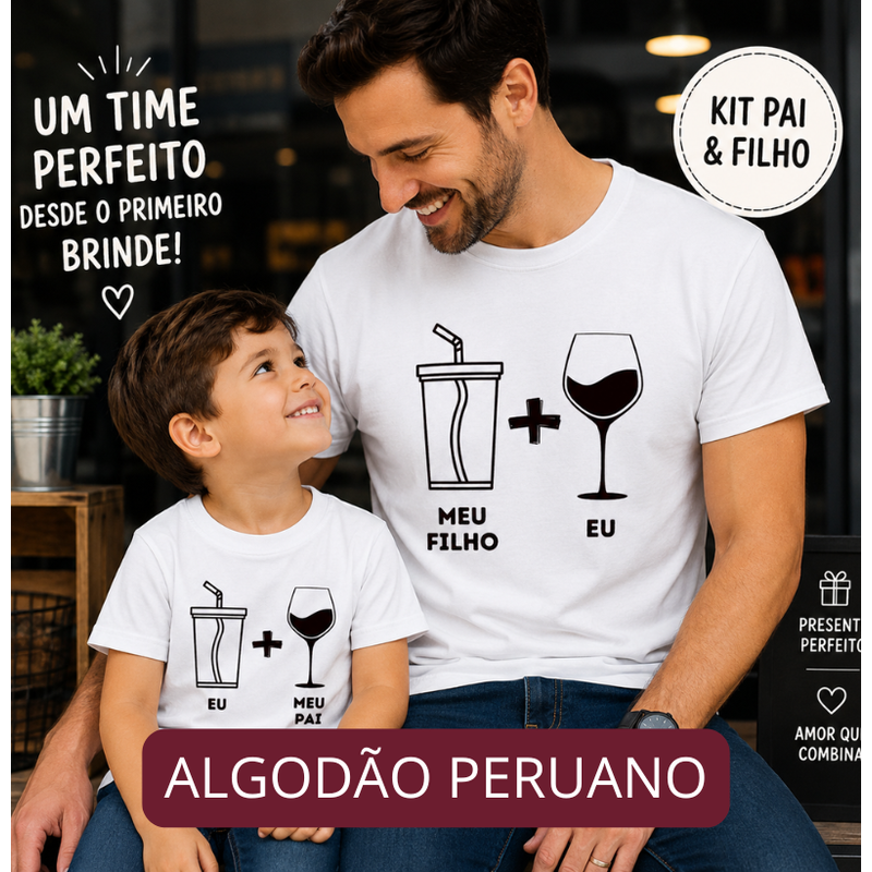 Eu e Meu Filho - Criança- Algodão Peruano