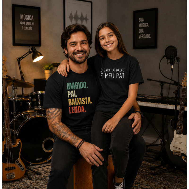 KIT PAI&FILHO(A) BAIXISTA | 