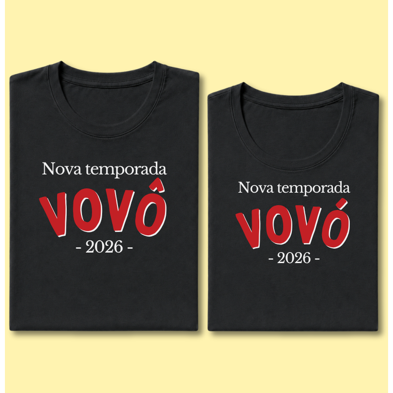 Kit: Nova Temporada Vovô 2026 & Vovó 2026