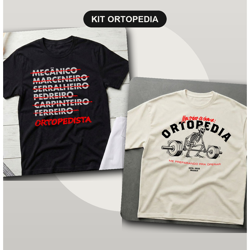 Kit Ortopedia — Profissão + Treino