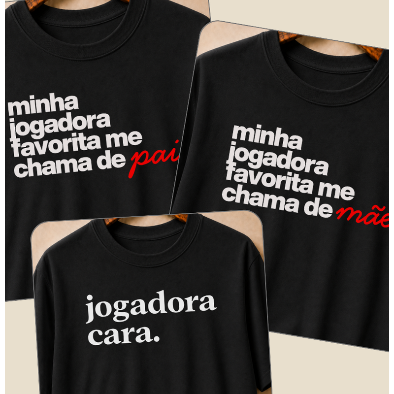 Kit Família - Jogadora Cara