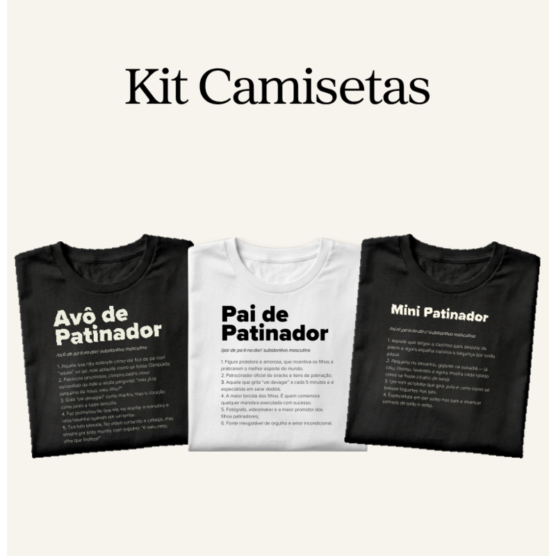 Kit Três Gerações Deles