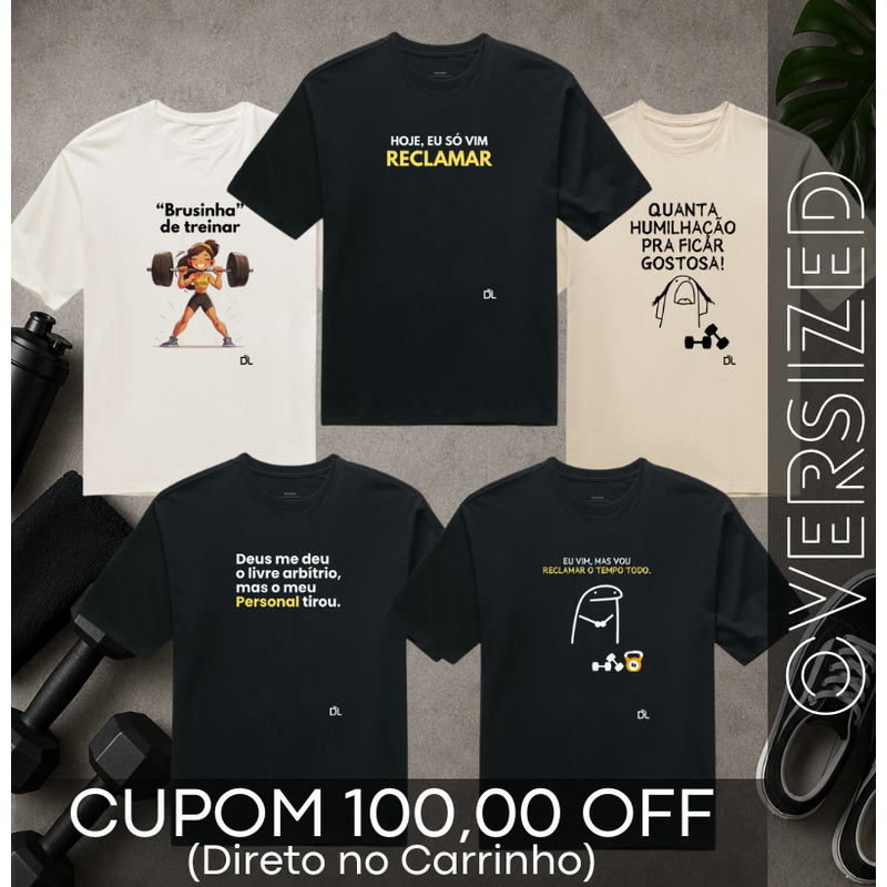 Kit com 5 Oversized