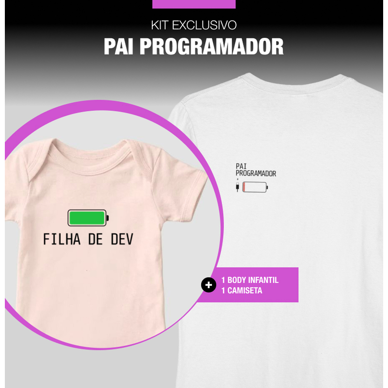 Kit Energia de Pai e Filha de Dev