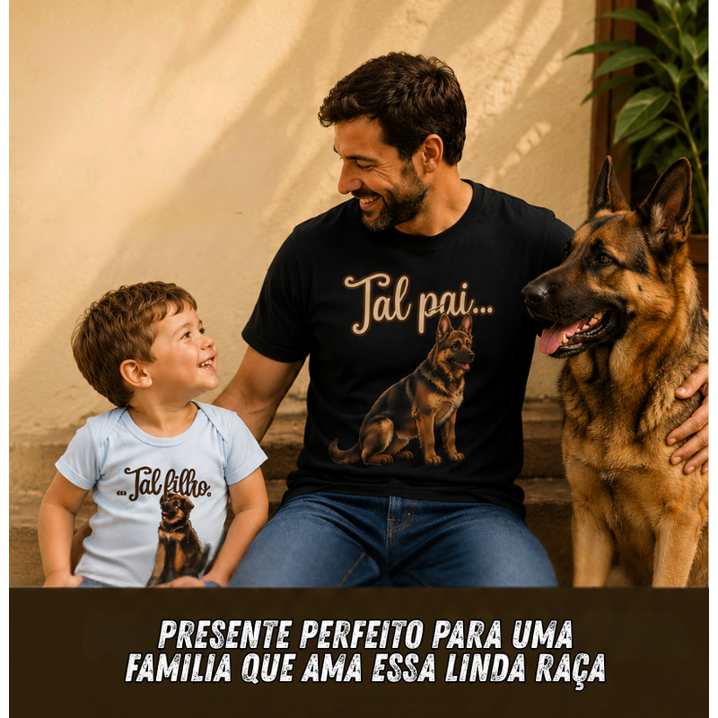 Tal Pai, Tal Filho camiseta/bodyinfantil