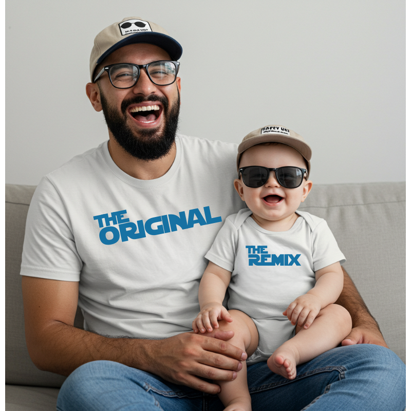 The Original&Remix Pai e Filho(a) 3 a 24 Meses