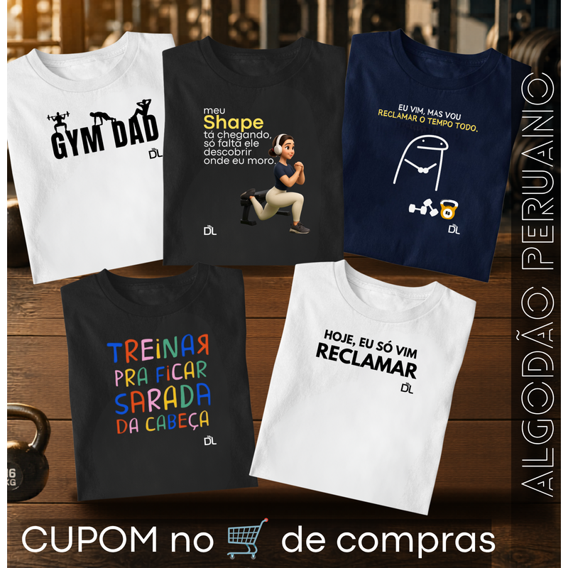 Kit com 5 Algodão Premium