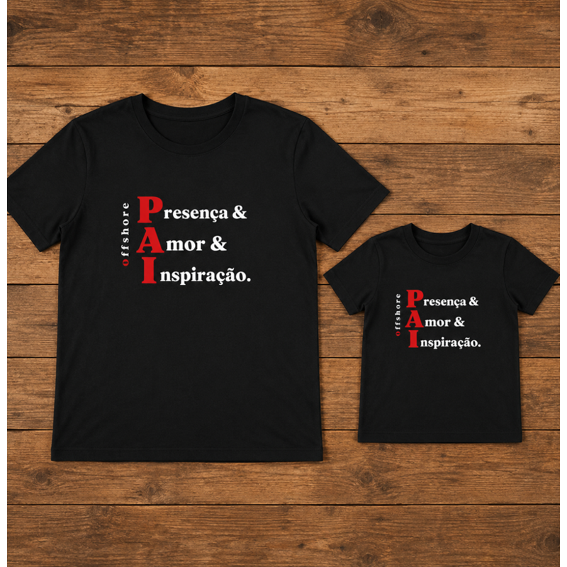 Kit Pai offshore Presença & Amor & Inspiração.