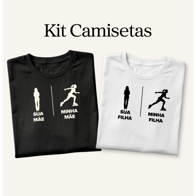 Kit Silhueta Mãe e Filha