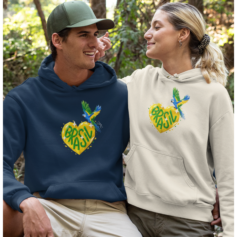 Kit Casal Coração Brasil