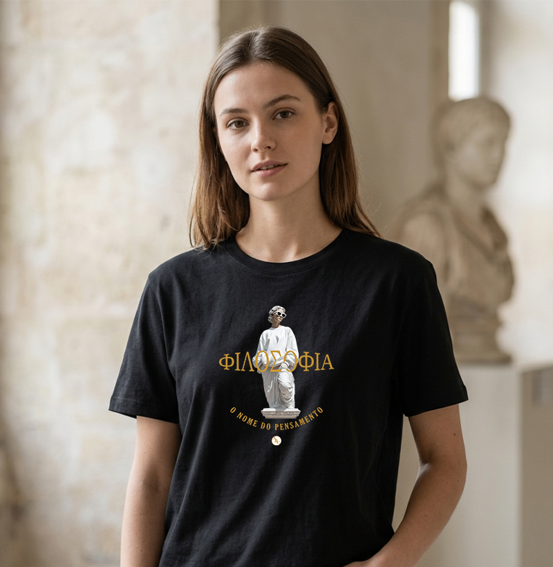 "O Nome do Pensamento" — Estampa Filosofia Grega & Streetwear - Imagem 2