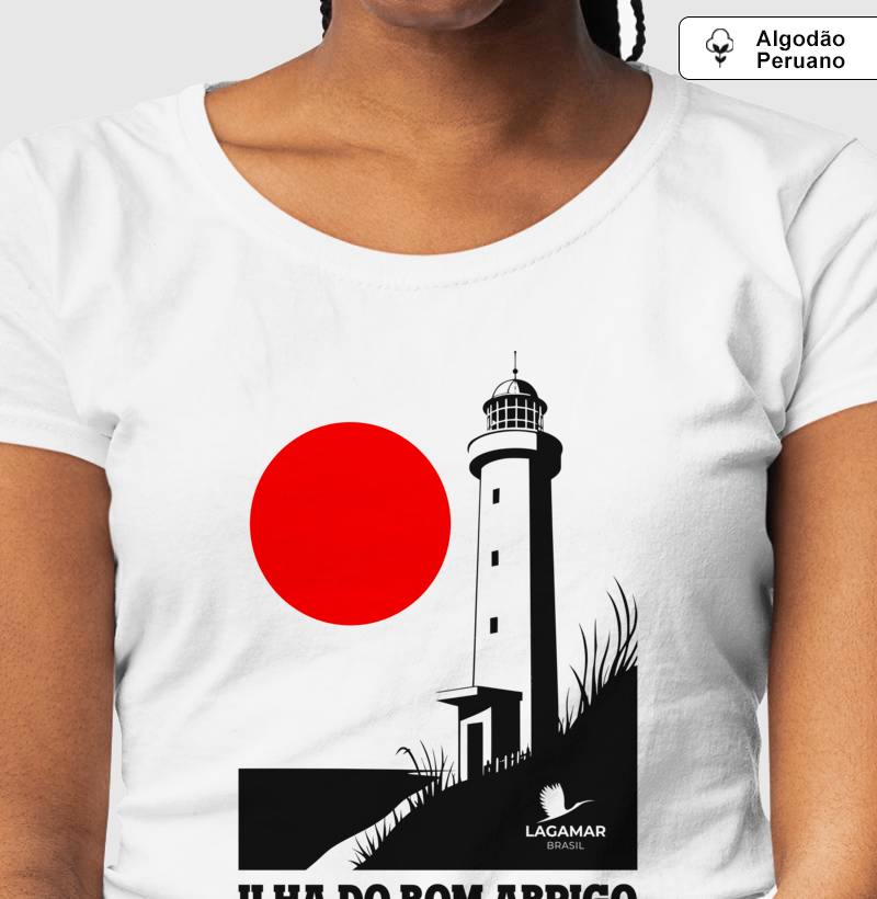 Camiseta Ilha do Bom Abrigo em algodão peruano - Imagem 3