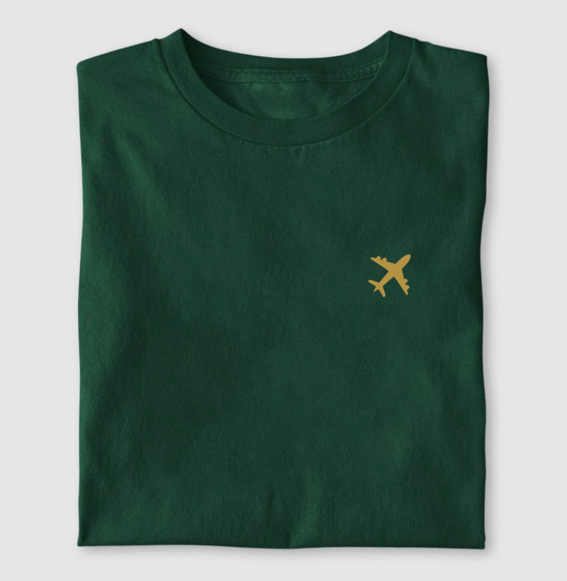 Viajante Minimalista - avião amarelo ouro - Imagem 2