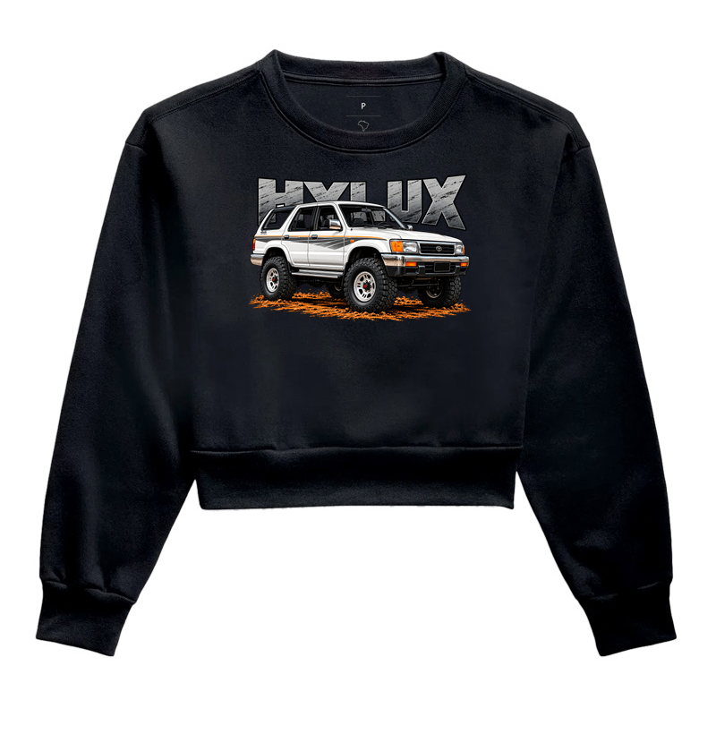 Moletom cropped feminino Hylux - Imagem 4