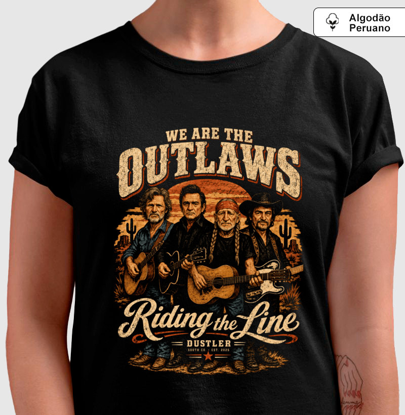 Country Feminina We Are The Outlaws Riding The Line - Imagem 2