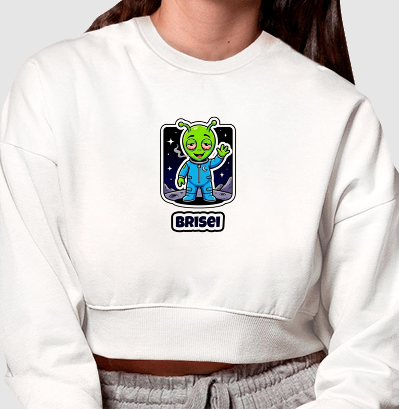Cropped Moletom ET Brisado - Imagem 2