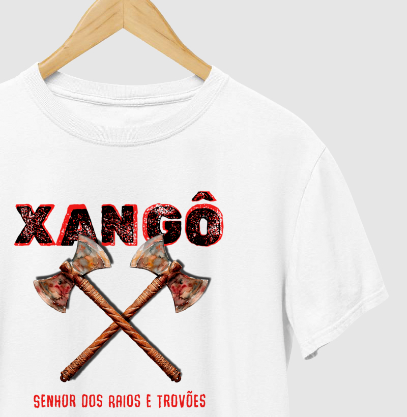 camiseta XANGÔ senhor dos raios e trovões masculina - Imagem 3