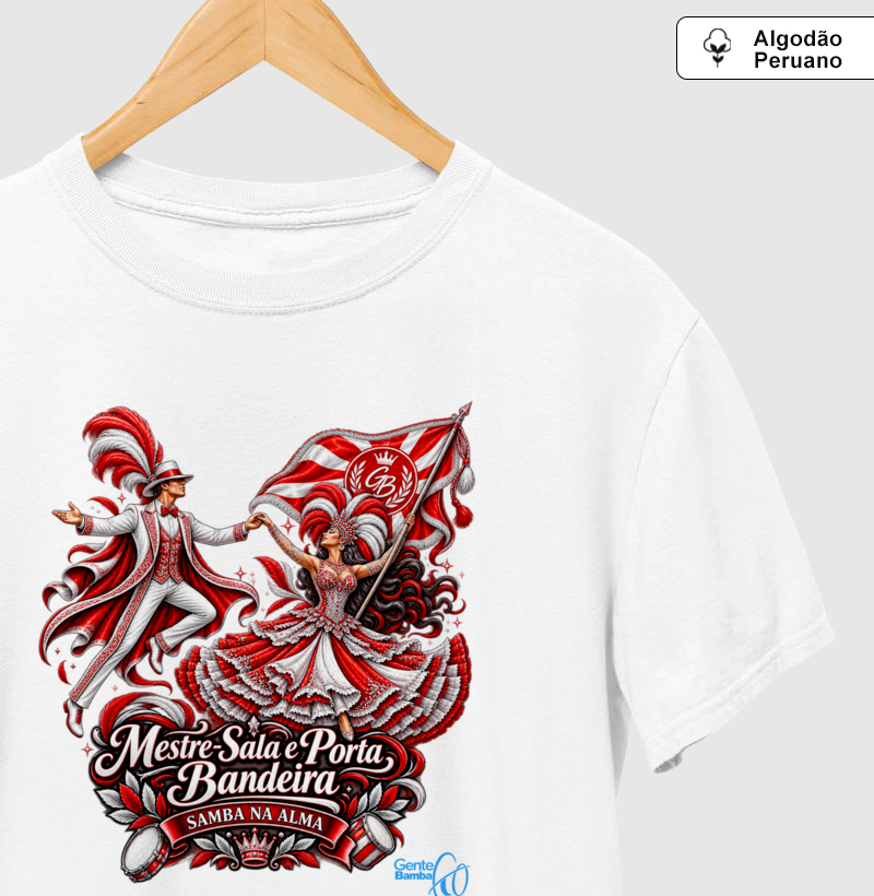 Gente Bamba - Porta bandeira vermelho e branco. - Imagem 2