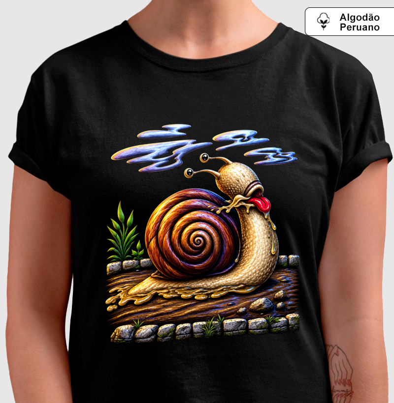 Camiseta Caracol — Algodão Peruano - Imagem 3