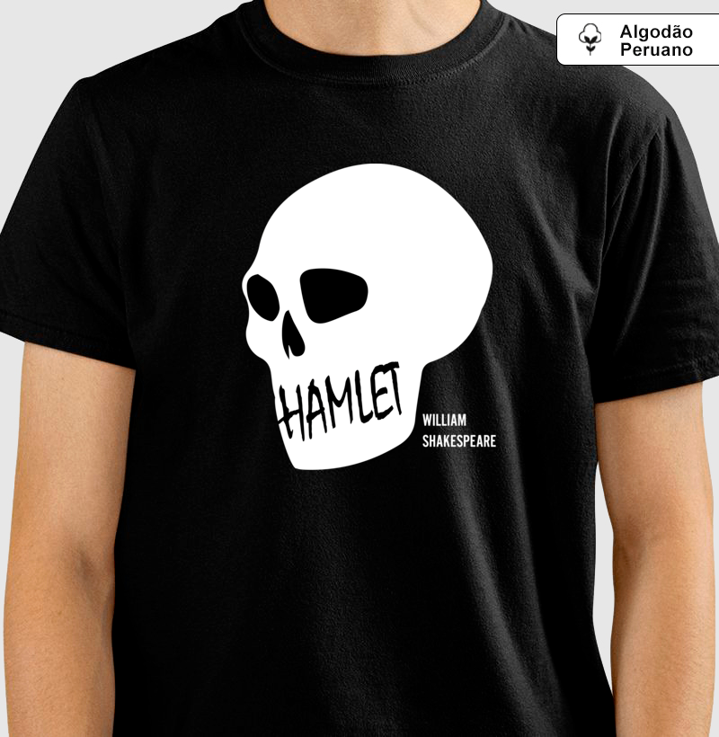 Camiseta Algodão Peruano - Hamlet - William Shakespeare - Imagem 2
