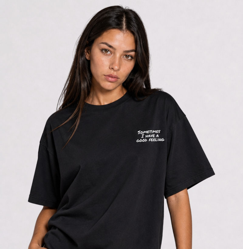 SOMETIMES... — Camiseta Oversized - Imagem 3