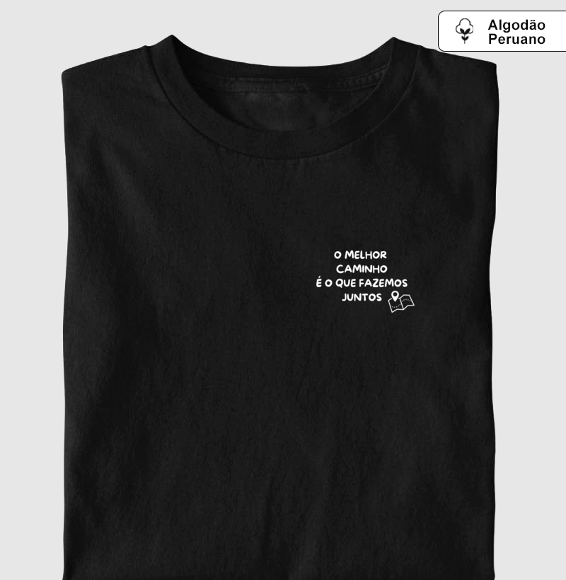 Camiseta Algodão Peruano | O melhor caminho é o que fazemos juntos. 🗺️❤️ - Imagem 2