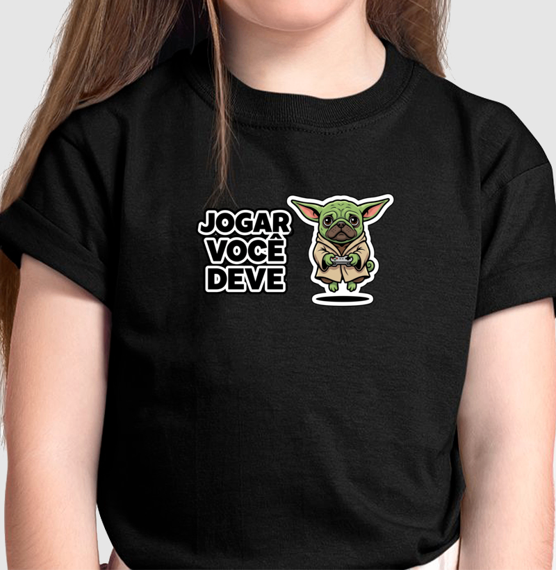 Camiseta Infantil Mestre Pug - Imagem 2