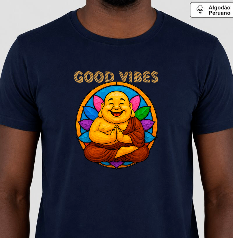 Good Vibes • Buda Budai (algodão peruano) - Imagem 3